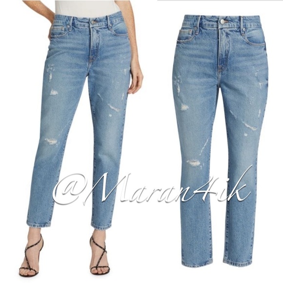 NWT GOOD AMERICAN Good Classic Stretch Jeans size 6 / 28 - Picture 3 of 15